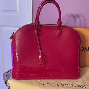Louis Vuitton Glossy Pink Satchel